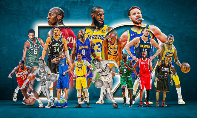 美媒评选NBA历史79大球星：詹姆斯力压