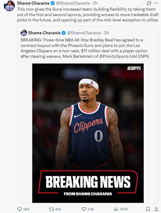 比尔放弃1380万买断协议