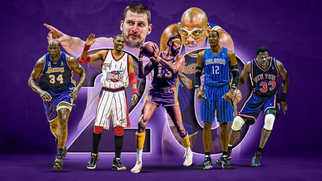 美媒评选NBA历史20大中锋