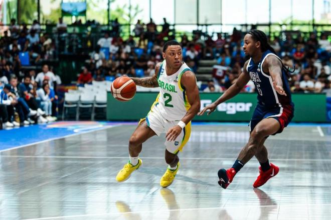 美国男篮不敌巴西