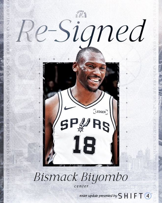 马刺官宣续约33岁比永博