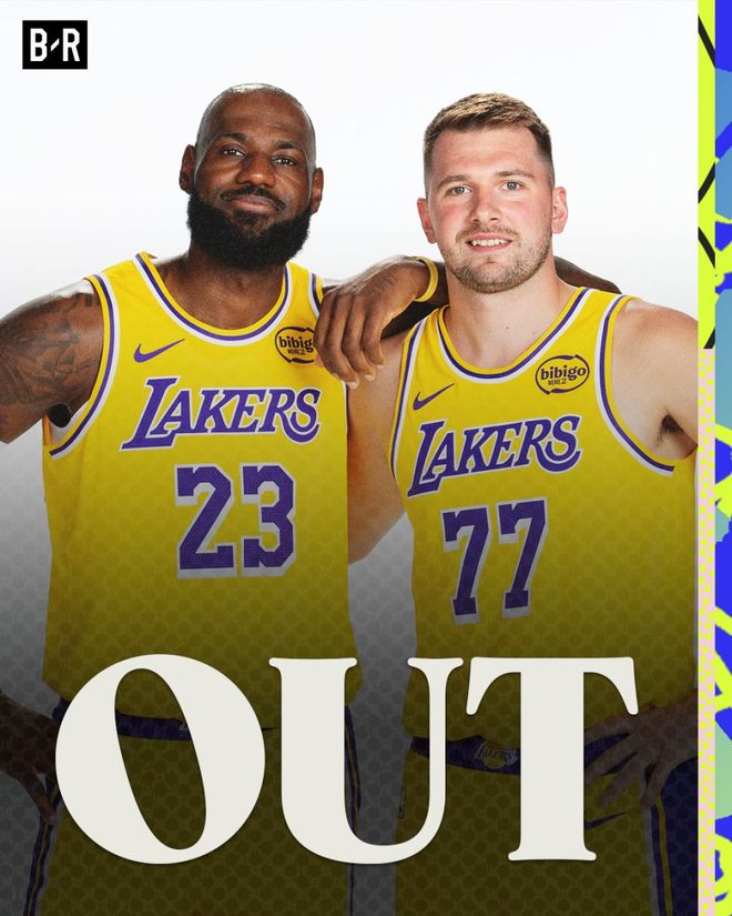 詹姆斯与东契奇双双缺阵